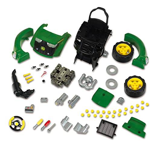 Theo Klein 3916 John Deere Tractor Engine | 56-teilige Traktormotor-Nachbildung mit vielen Funktionen zum Schrauben und Tüfteln | Maße: 43 cm x 40 cm x 52,5 cm | Spielzeug für Kinder ab 3 Jahren