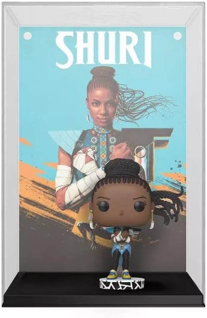 Miniatura 2 de Funko Pop  Cover Art Marvel Collection 15689985 - Figura de vinilo coleccionable (Shuri)