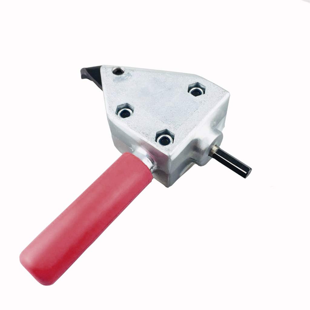Taladros eléctricos Tijeras para hojalatero Tijeras de fijación de Acero dentado Accesorio de Corte Tijeras para Chapa metálica Cortadores