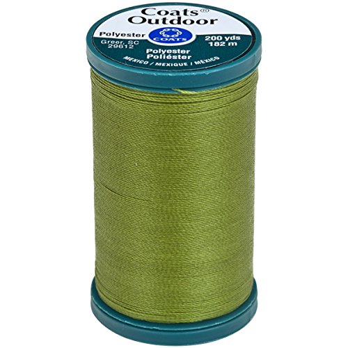 Hilo de poliéster Coats Outdoor Living 200yd Chartreuse miniatura 1