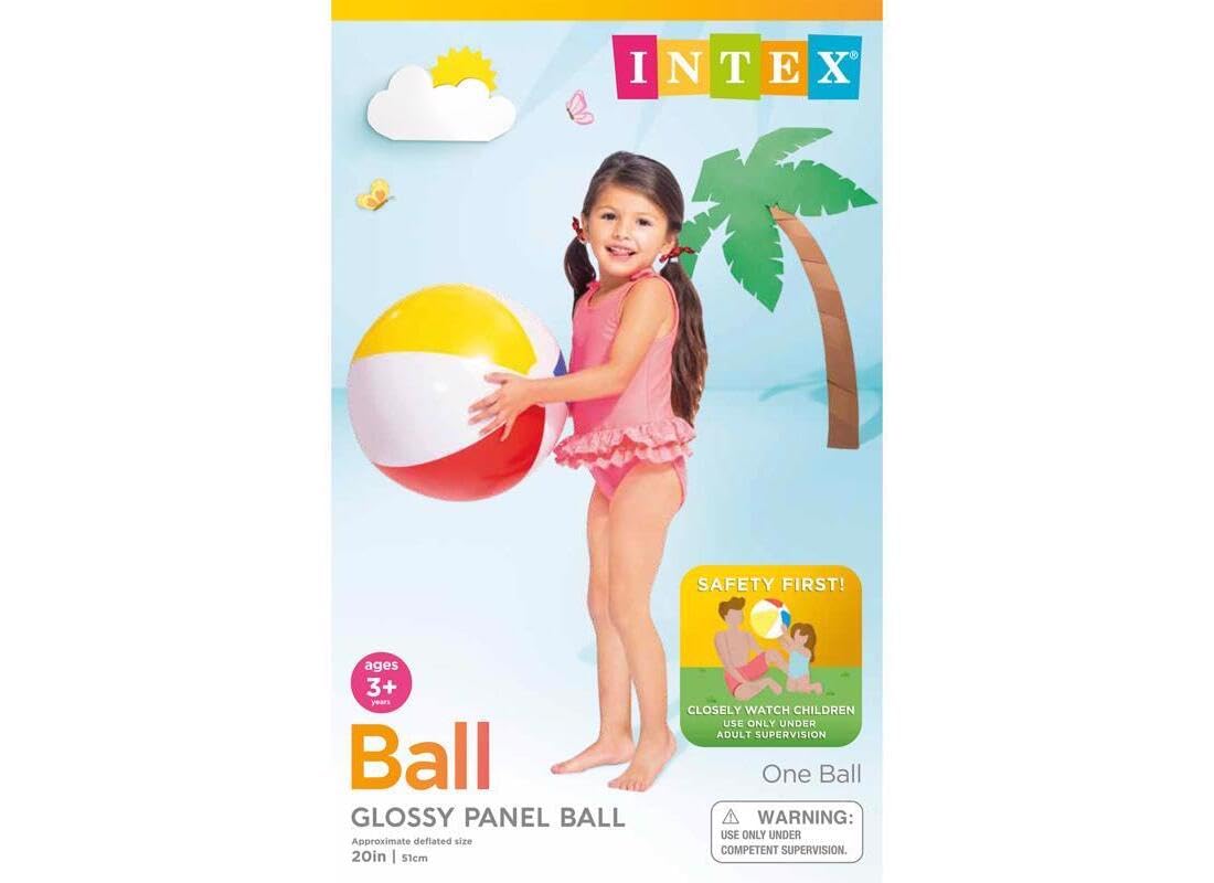 Intex Beach Ball 20 In. Dia 8 Ga Vinyl (2 count)