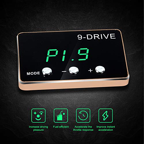 Wztepeng 807 9 Drive 9-Drive Modes Smart Electronic Throttle Response Controller Pedal Racing Accelerator Compatible with Chrysler Dodge Challenger Magnum Jeep Commander Grand Cherokee Wrangler JK RAM