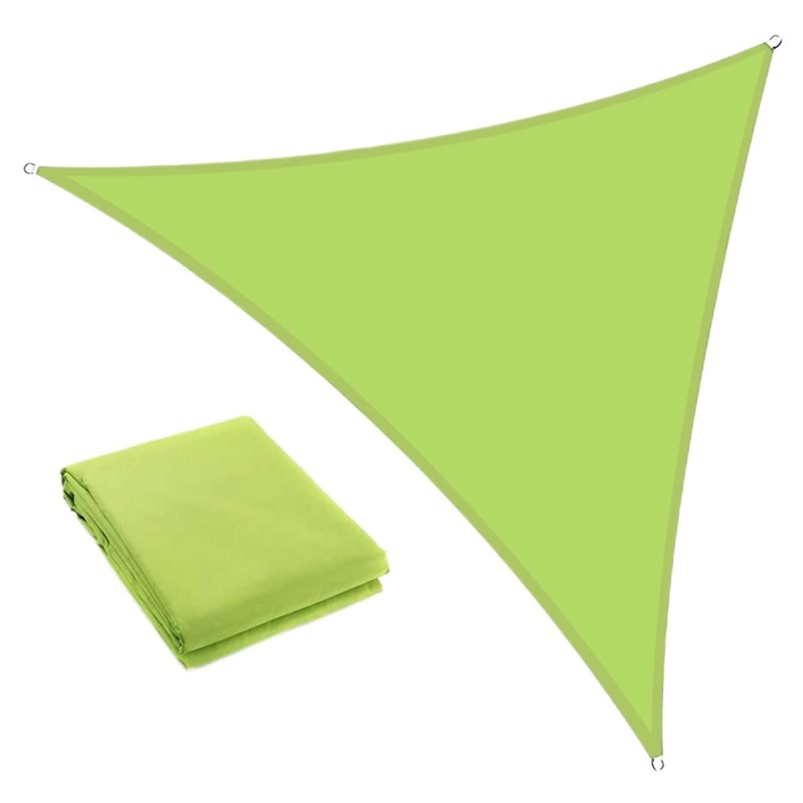 Voile d'ombrage triangulaire multi-tailles 5m en toile imperméable durable