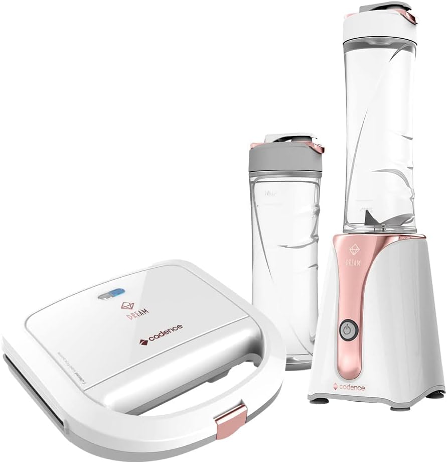 Kit Cadence Dream Rosé Gold - Blender e Sanduicheira - 220V