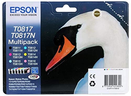 Epson T0817 Multipack Ink Cartridge
