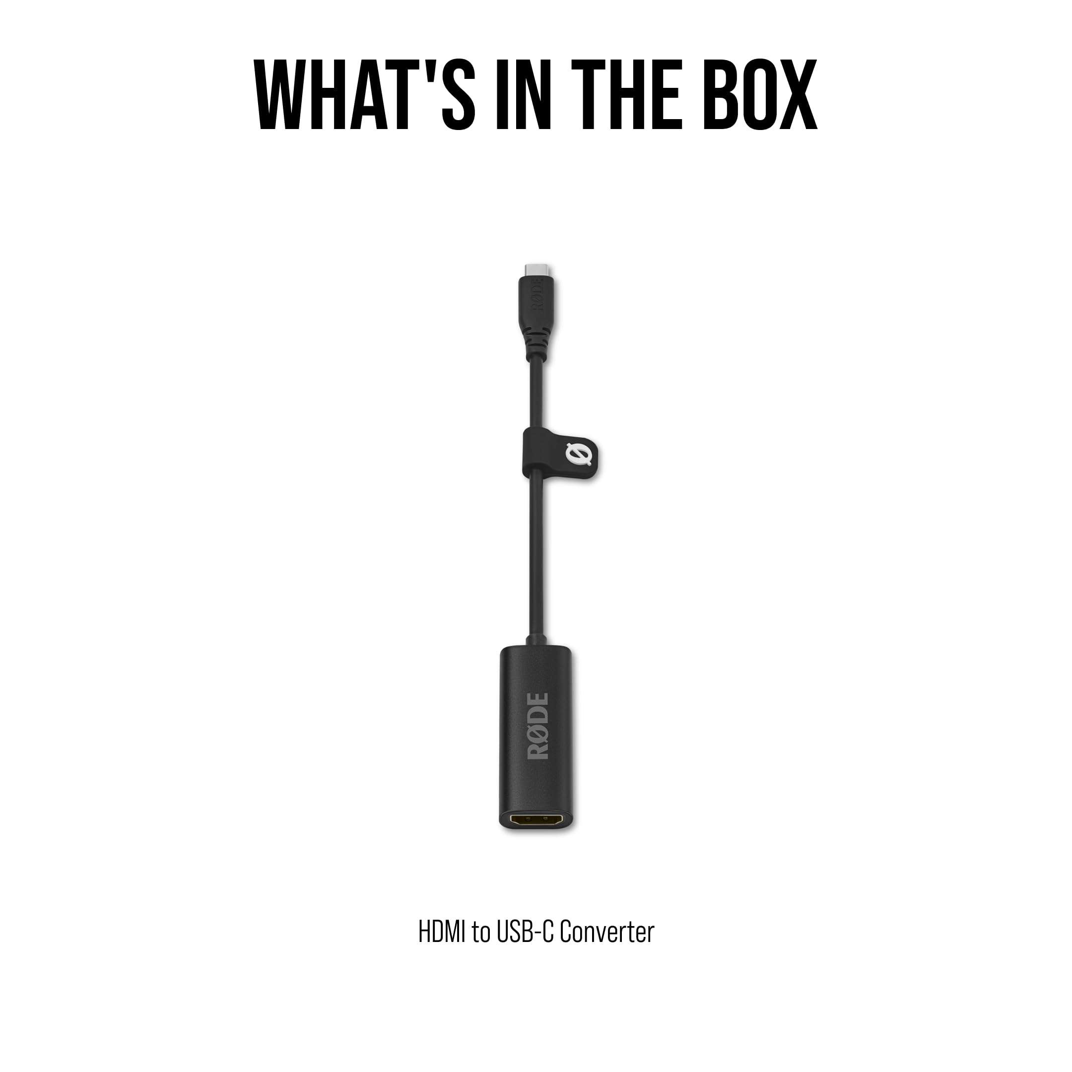 RØDE 1080p60 HDMI zu USB-C Konverter, kompatibel mit jedem UVC-Gerät