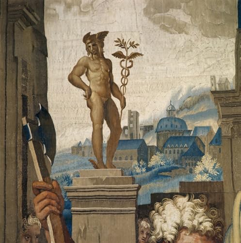 Tableau de Beauvais par Raphaël tissé art mural vintage chic 60x90cm