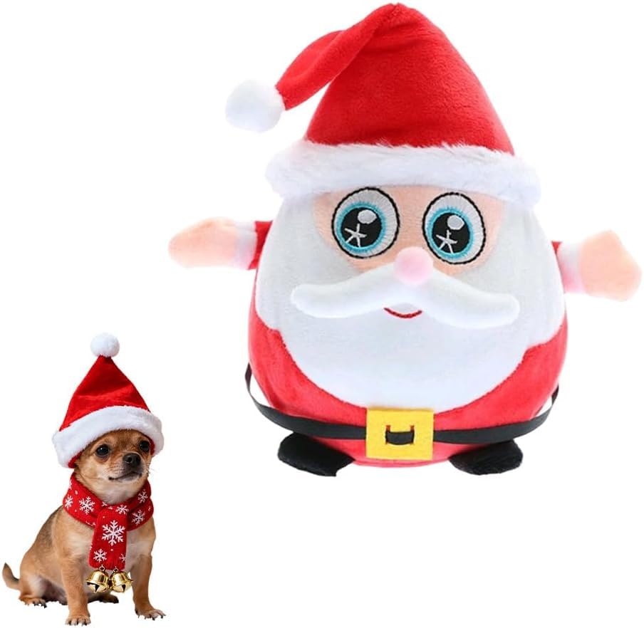 Interactive Dog Toys, 2027 New Active Moving Pet Plush Toy,White | 2027 Upgraded Squeaky…