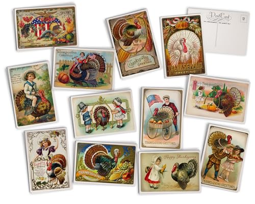 Amazon | Hill Valley Greetings アンティーク感謝祭 七面鳥ポスト