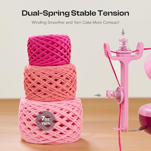 Image of Caydo Electric Yarn Winder, Effortless Yarn Organizer for Crochet Lovers
