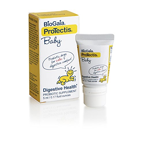 BioGaia Protectis Probiotics Drops for Babies, Infants, Newborns, Colic, Spit-Up, Constipation and Digestive Comfort, 5 ML, 0.17 oz, 4 Pack