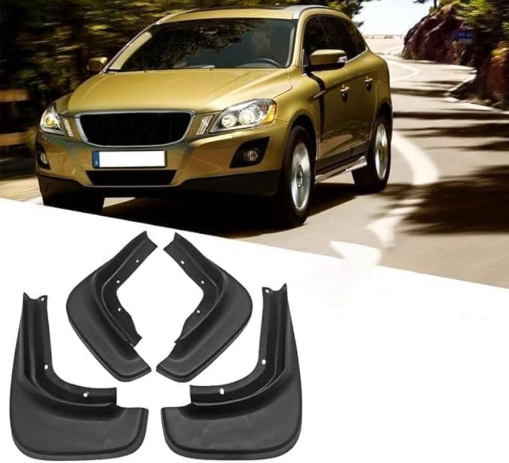 Guardabarros coche para Volvo XC60 2008-2013 ideales para lluvia y suciedad