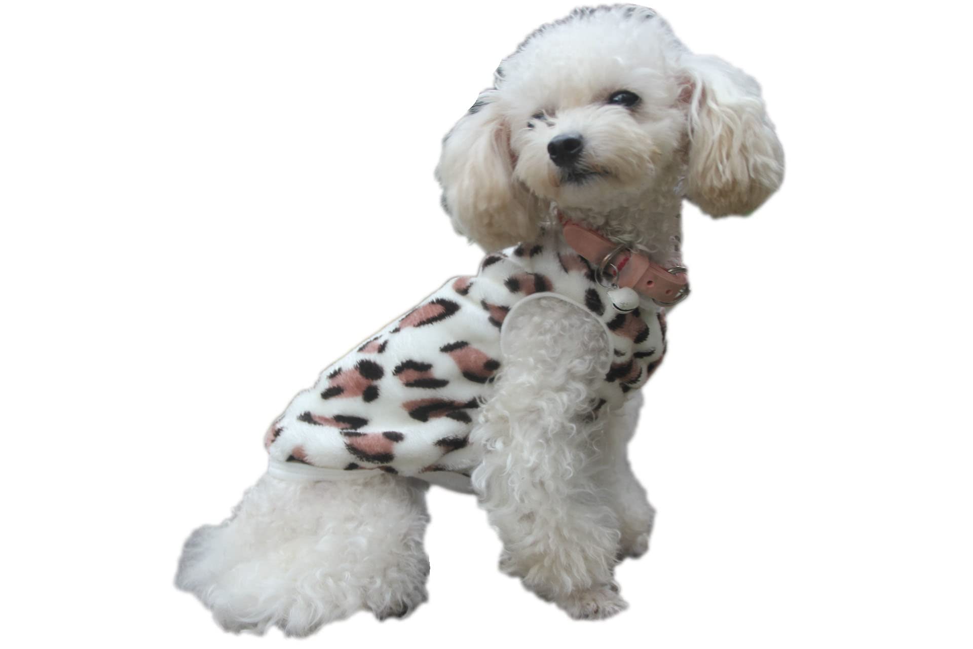 Clopon Dog Plush Sweater Vest Soft Cozy Shirt for Puppy Cat Small Medium Dogs Clothes Warm Coat Holiday Party
