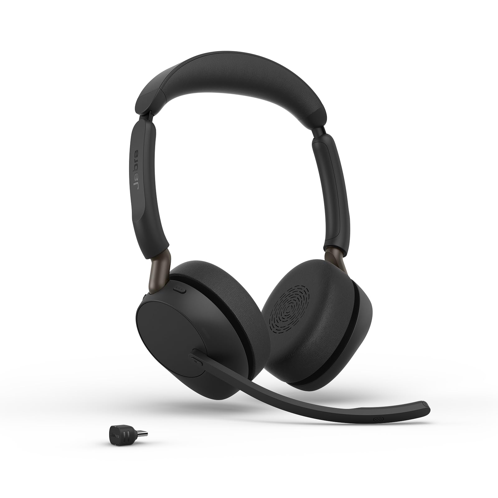 Jabra Evolve3 65 Dwuuszny bezprzewodowy zestaw słuchawkowy Bluetooth z mikrofonem, UC, USB-C