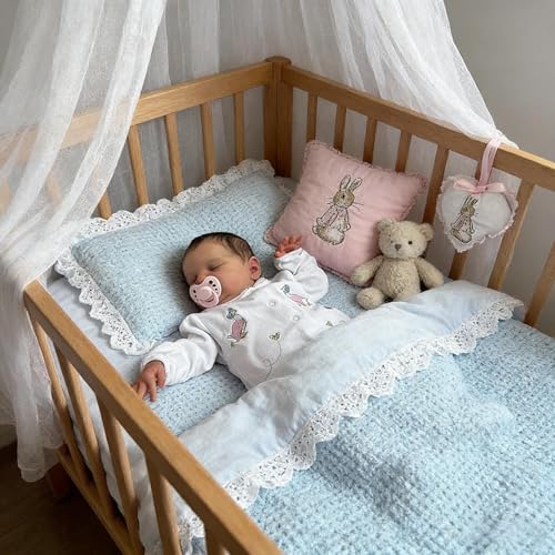 Zwillinge Reborn Babypuppen Silikon Ganzkörper Vinyl 50,8 cm Realistische Babypuppen Mädchen Anatomisch Korrekte Zwillinge Puppen Lebensechte Neugeborene Babys Puppe Spielzeug für Kinder – Bild 7