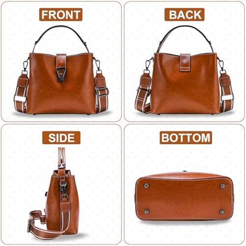 Yonami Genuine Leather Purses - Women's Designer Crossbody Bags – Small Purses for Women, Women's Shoulder Handbags3