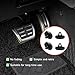 povtii 4 PCS Brake Switch Stopper, Car Brake Pedal Stop Pad Replacement Compatible with 90541-06036, Automotive Brake Light Switch Pad, Clutch Pedal Stopper Car Accessories