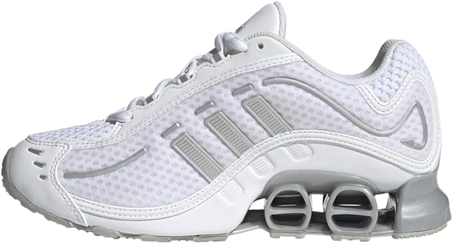 adidas Womens Megaride O1 Lace Up Sneakers Shoes Casual - White - Image 3