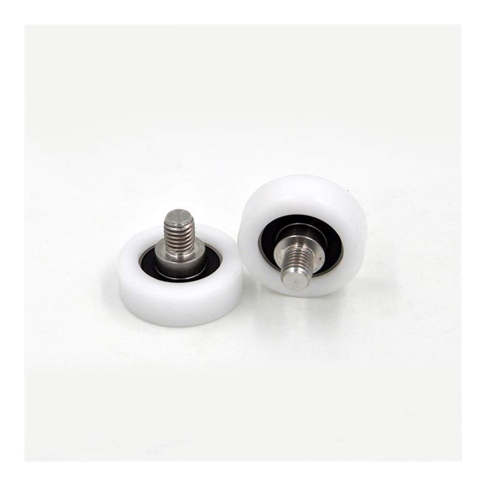 Rouleau de portes et fenêtres en plastique POM 40mm pour réparer une baie vitrée coulissante
