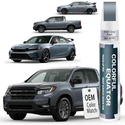 Image of Car Touch Up Paint(NH-877P Sonic Gray Pearl) for Honda OEM Color Match | Car Scratch Remover Pen 2-in-1, Automotive Scratch Repair Kit, Quick & Easy Solution to Repair