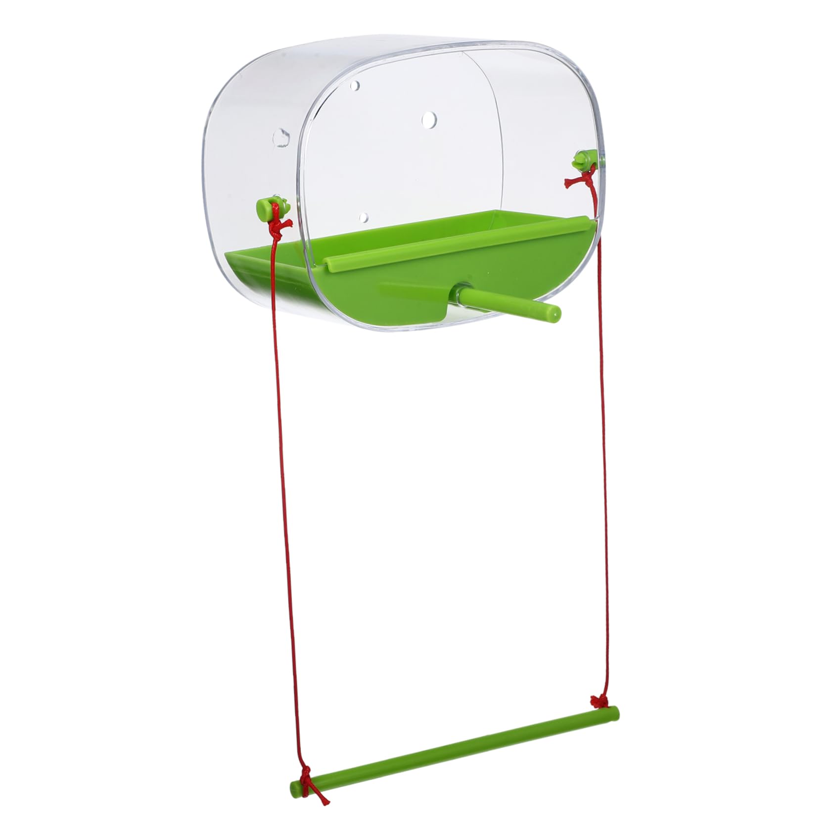 BESPORTBLE 3 Juegos Comedero para Pájaros Alimentador De Ventana Comederos para Pájaros Comedero De Agua para Soporte De Ventana para Comedero De Colibrí Educación Física Green