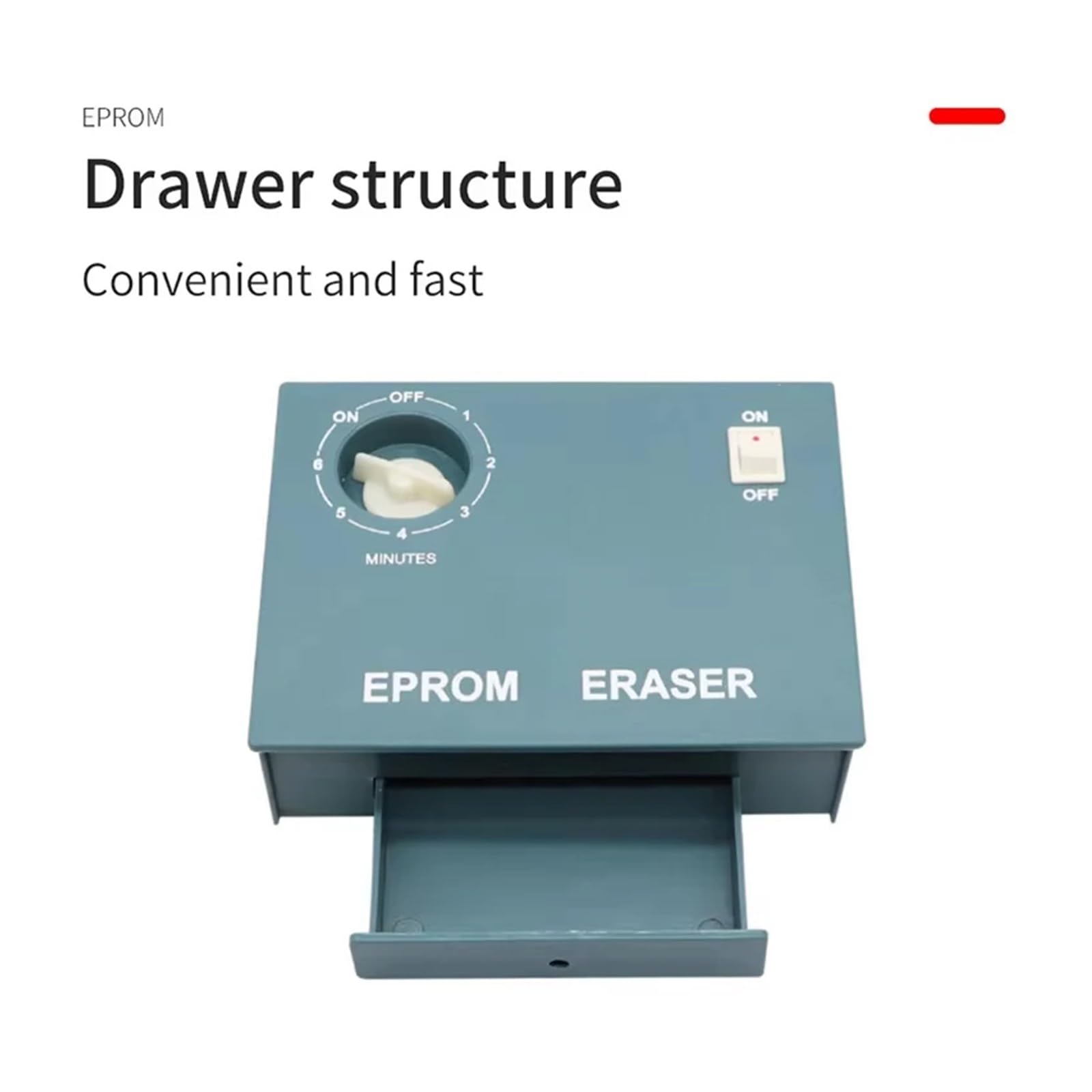 Effaceur EPROM UV Minuterie effaçable à la lumière ultraviolette Puces semi-conductrices Effacement du rayonnement Données des puces Pour une utilisation DIY