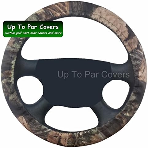 Camo Marine Grade Vinyl Golf Cart Steering Wheel Cover - E-Z-Go Club Car Yamaha