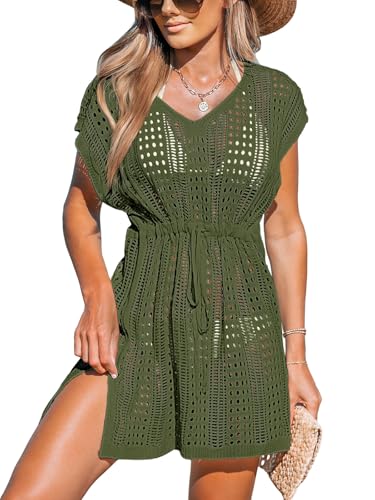 Cache-maillot de bain en crochet idéal pour vos journées de plage et de piscine