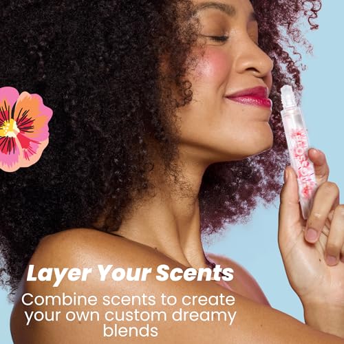 Blossom Roll on Perfume for Women Alcohol Free Rollerball Perfume Oil with Essential Oils, Infused with Real Flowers, Made in USA, 0.20oz (Bergamot, Pear, Vanilla, Orchid), Cedarwood Raspberry - Image 5
