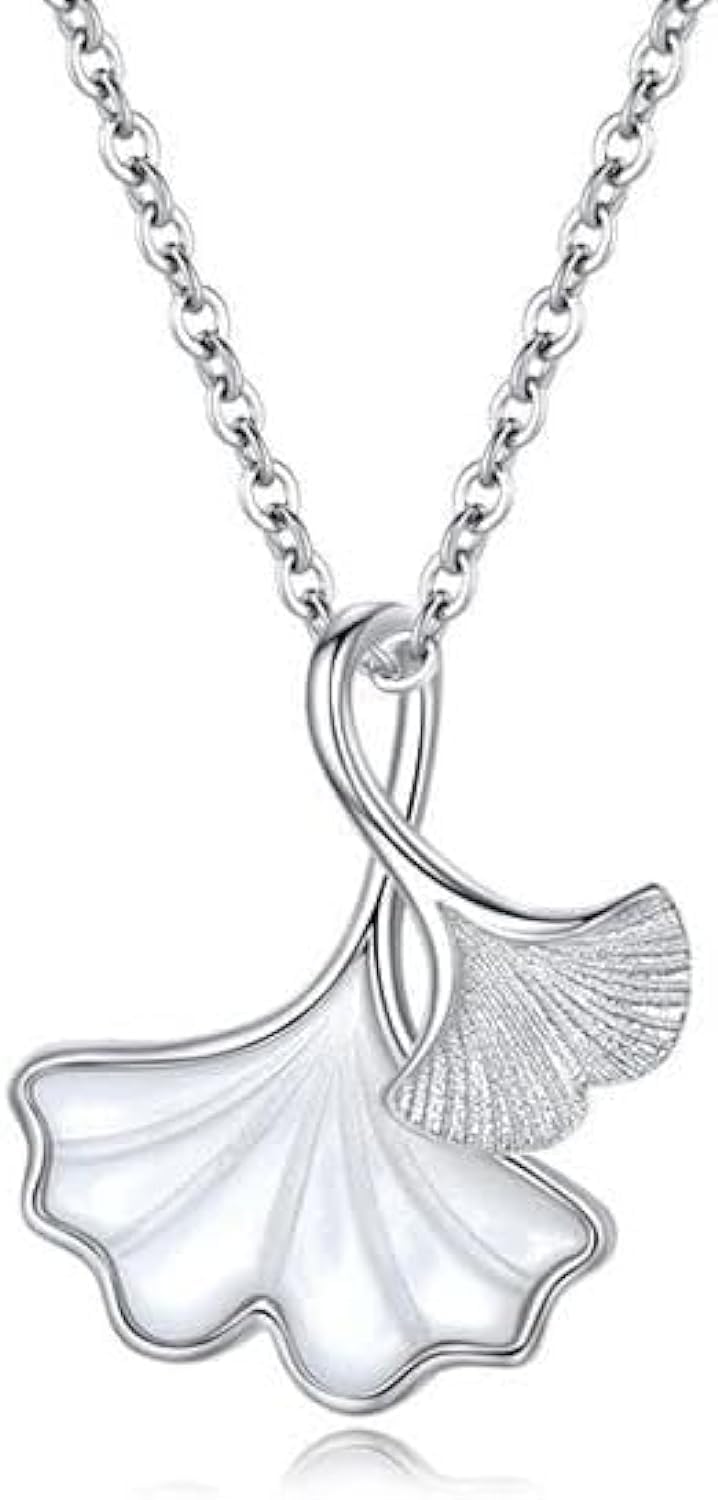 J.Rosée Fashion Jewelry Mother of Pearl Shell 925 Sterling Silver Pendant Necklace for Women Gift Packing JR-1040