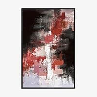 Framed Canvas Wall Art Colorful Texture Canvas Prints Home Artwork Decoration for Living Room,Bedroom - 16x24 inches