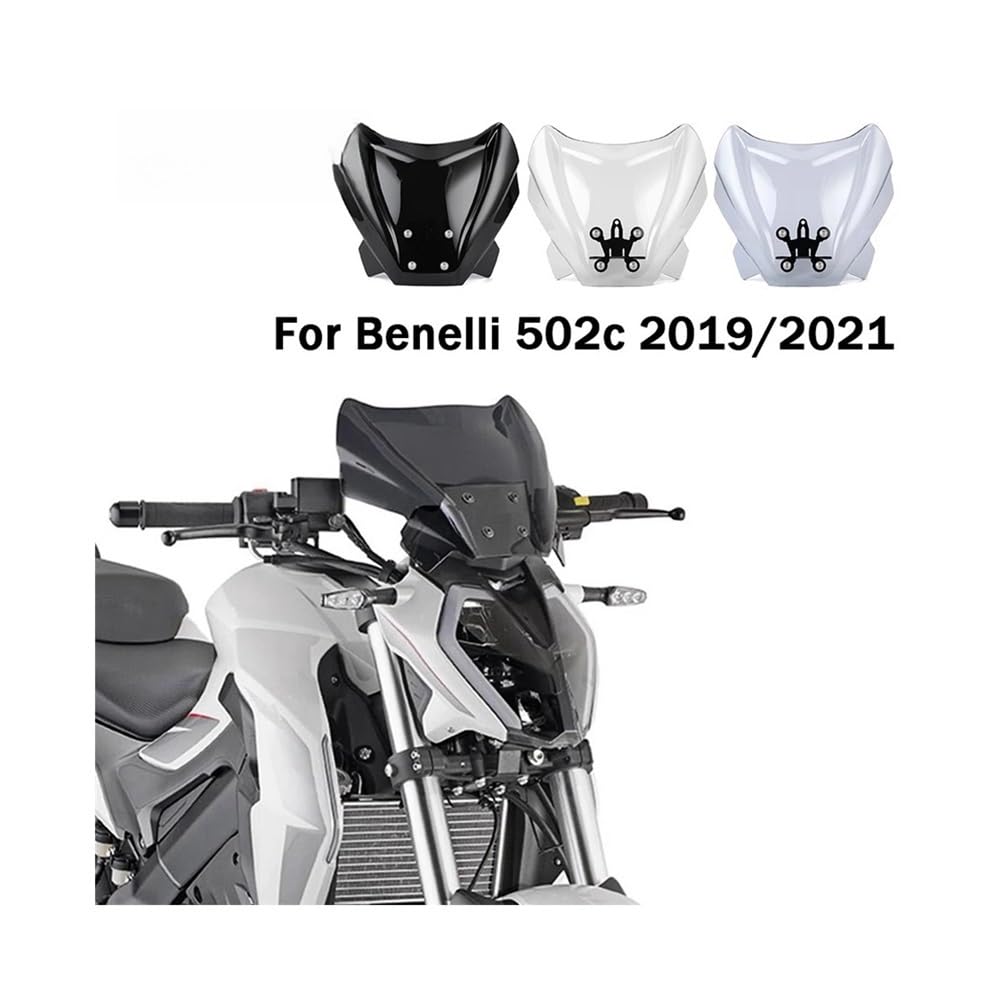 Parabrezza E Deflettori Antivento Per Benelli 502C 2019-2021 – Protettivo E Regolabile Per Guida Stabile