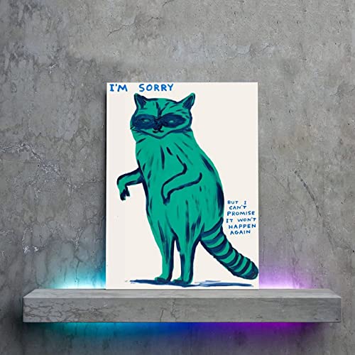 Tomart David Shrigley Famous Paintings Poster Humor Art Canvas Print Gift (13) Canvas Painting Posters And Prints Wall Art Pictures For Living Room Bedroom Decor 24X32Inch(60X80Cm) Unframe-Style #TOP4