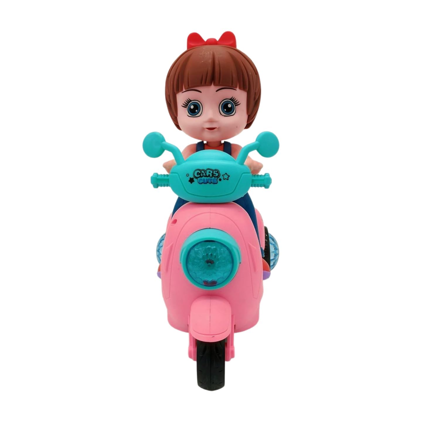Stunt Scooter Girl Bump & Go 360 Degree Rotating Tricycle Scooter Motorcycle Toy