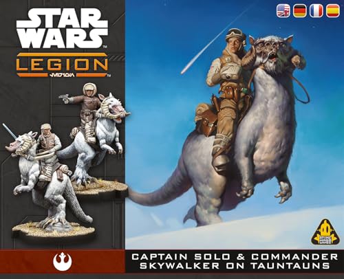 Star Wars: Legion Captain Solo y Commander Skywalker en Tauntuns miniatura 1