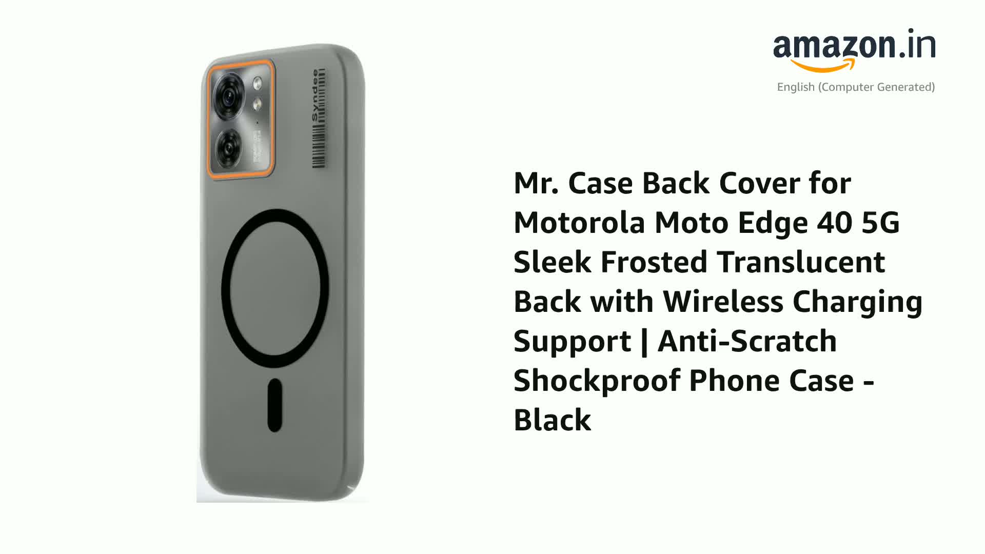 motorola edge 40 本体 充電器 ケース付き Plus Basic Case for