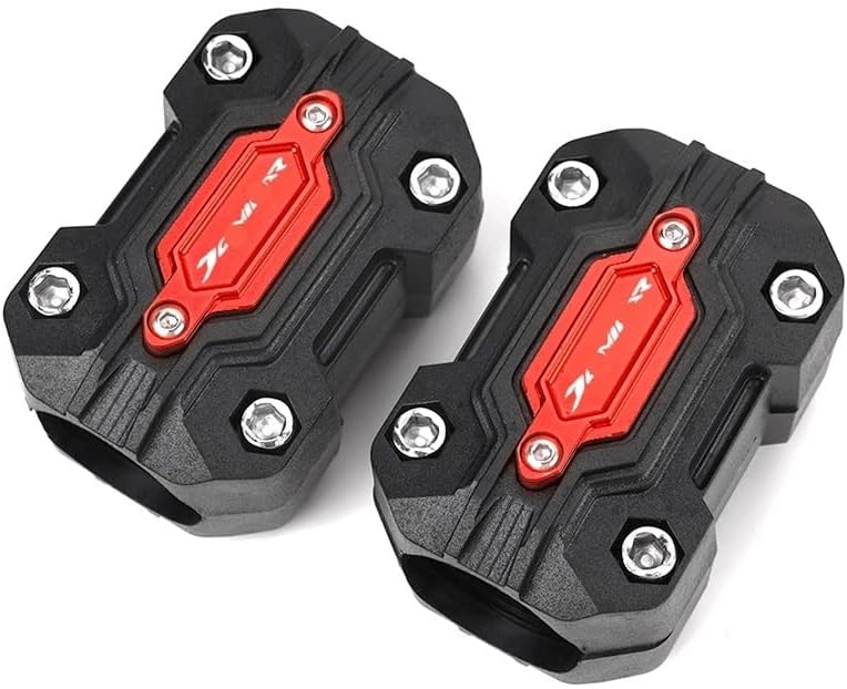 Protection Bumper Motorcycle for Bajaj Dominar 400 250 Dominar400 Dominar250 2018-2024 Motorcycle Engine Crash Bar Bumper Trim Protection Block Accessories Bumper Guard Blocks(1pair-Red)