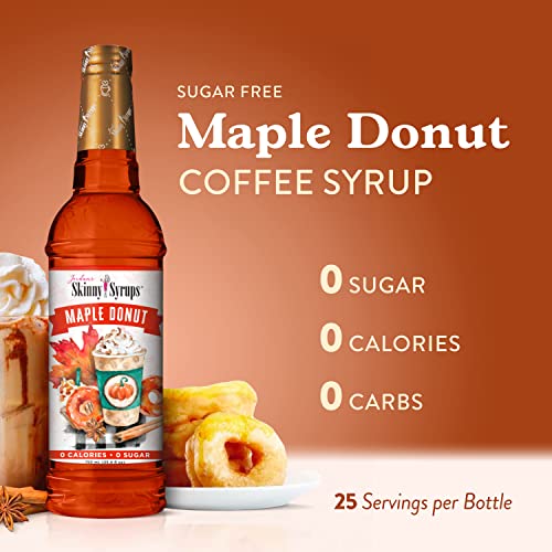 Jordan's Skinny Syrups Sugar Free Coffee Syrup, Maple Donut Flavor