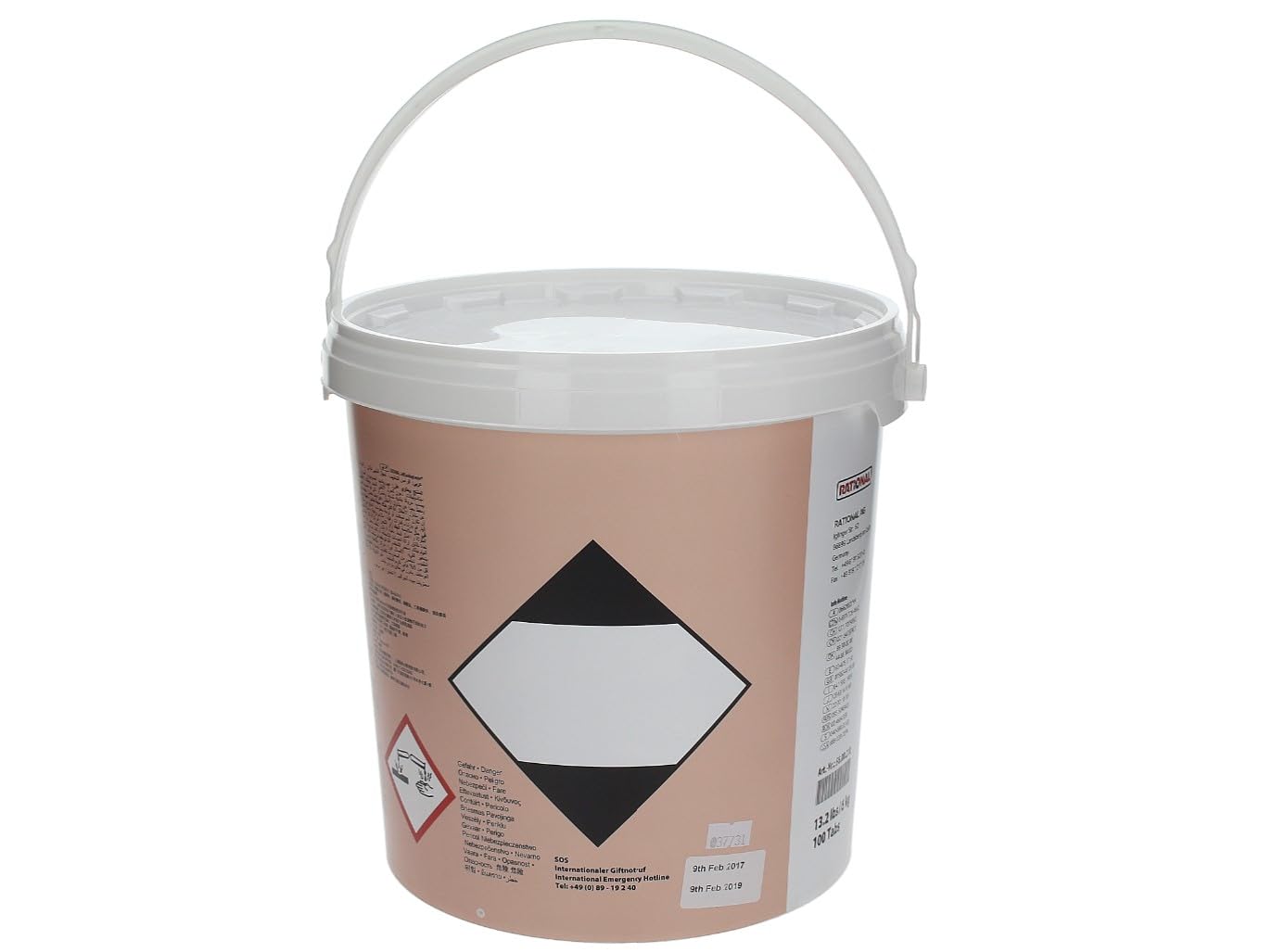 RATIONAL CleanJet 56.00.210 Reinigertabletten 100×60 g – Hochleistungsreiniger für Kombidämpfer geeignet für Rational SelfCooking Center Konvektomaten-Reiniger in Tablettenform