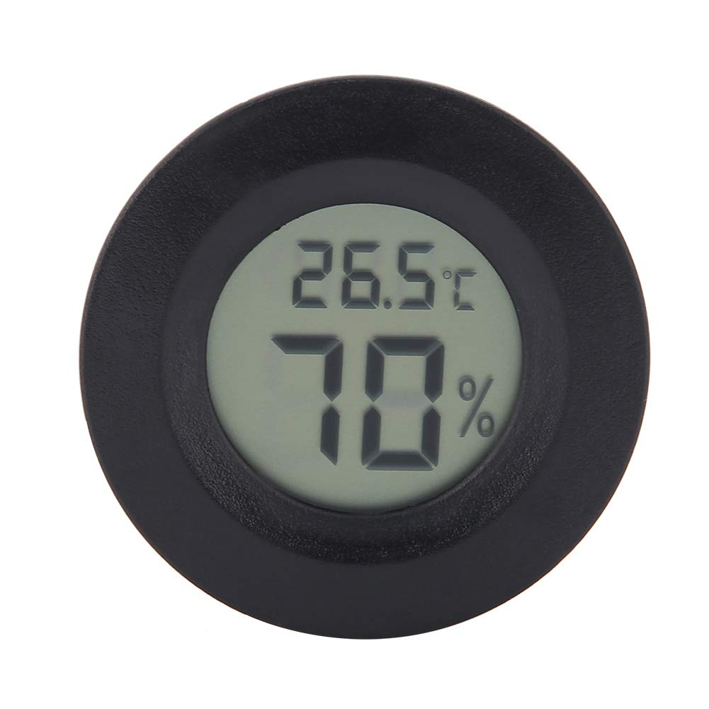 Mini termometr z higrometrem, elektroniczny cyfrowy wyświetlacz LCD, pomiar wilgotności powietrza dla zwierząt domowych, do inkubatorów, do hodowli gadów, pudełek, stacja pogodowa, szklarnia, piwnica