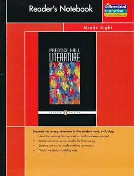 Paperback Prentice Hall Literature Penguin Edition Readers Notebook Grade 8 8th Edition 2007c Book