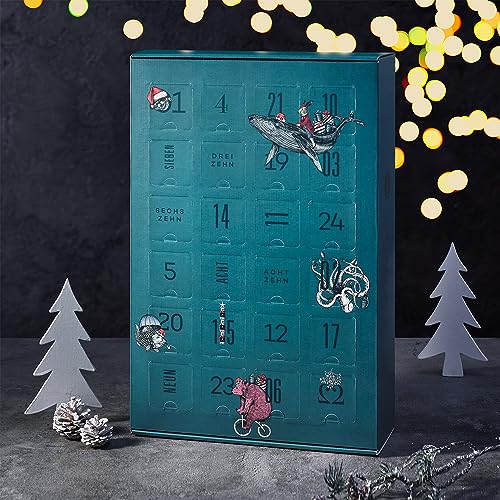 Foto von Ankerkraut Premium+ Adventskalender, die Plus-Variante vom Kalender, 24 leckere Gewürz-Überraschungen in Gewürzgläser und Beutel, 1,5 kg für Frauen und Männer als Geschenk