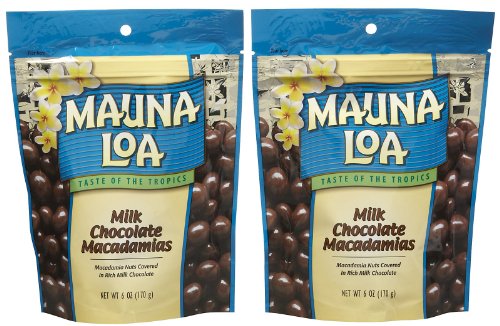 Mauna Loa Milk Chocolate Covered Macadamias, 6 oz, 2 pk