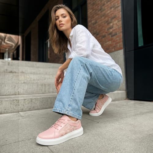 Image of KazarMax Premium AERO Kicks Women Floral Pattern Party Sneakers | Casual Fashion Trainers Sneakers