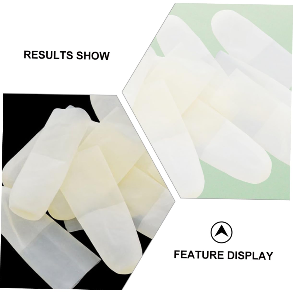 FRCOLOR 150pcs Finger Cots Exercise Finger Support Workout Glove Anti Static Fingertips Finger Protector Clear Clear Stand White Protective Case Non-Slip