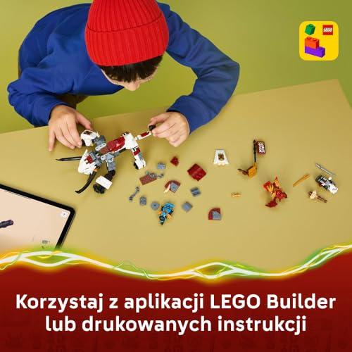LEGO NINJAGO Zilvar i smocza bestia Grimtak, zabawka konstrukcyjna, klocki dla chłopca lub dziewczynki, zestaw z figurką smoka i minifigurkami, pomysł na prezent dla dziecka od 7 lat 71863