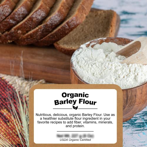 Image of Be Still Farms Bulk Organic Barley Flour - 4.8lb Bread Flour for Baking - Ideal Low Carb High Protein Flour - Rich in Fiber | USA Grown | USDA Certified | Vegan | Non-GMO