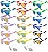 20 Pieces Per Case Wholesale Lot Glasses Assorted Colored Frame Bulk Sunglasses Mirror Lens Party Glasses Supplier