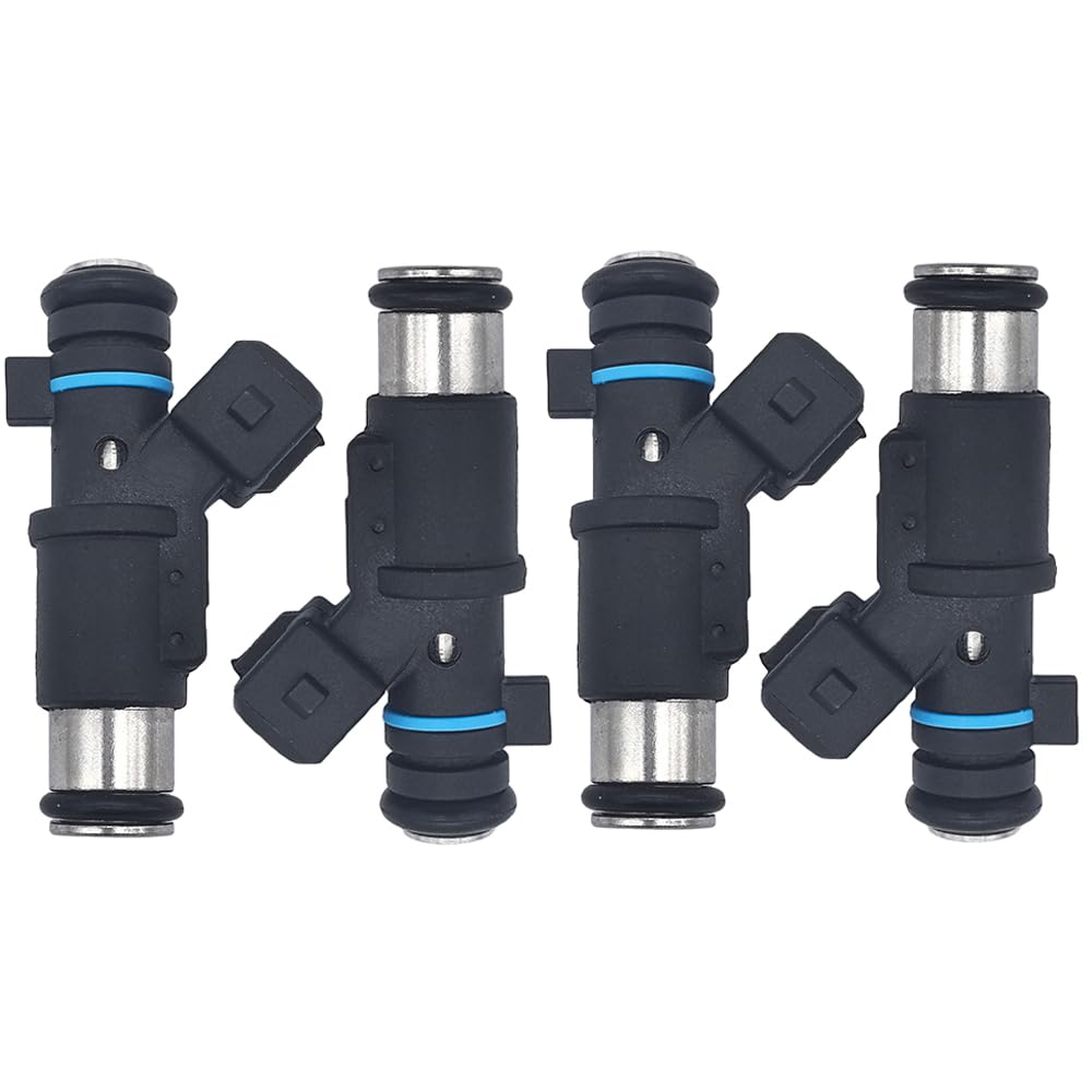 4 Pezzo 1984.E0 1984E0 01F002A Iniettori di carburante adatto per Citroen Berlingo Saxo C2 C3 Xsara Peugeot 1007 206 306 307 Partner 1.4 1994–2015