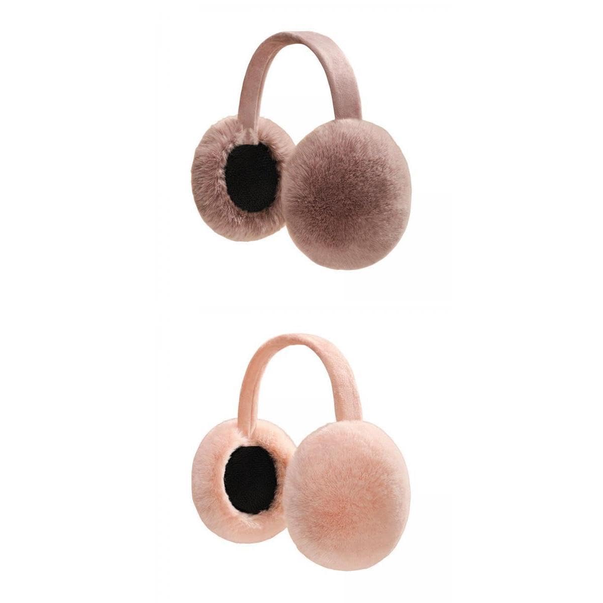 2Pcs Ear Muffs Earmuffs Headband Winter Ear Warmer Dark Pink Light Pink|Clothing, Shoes & Accessories | Mens Accessories | Hats